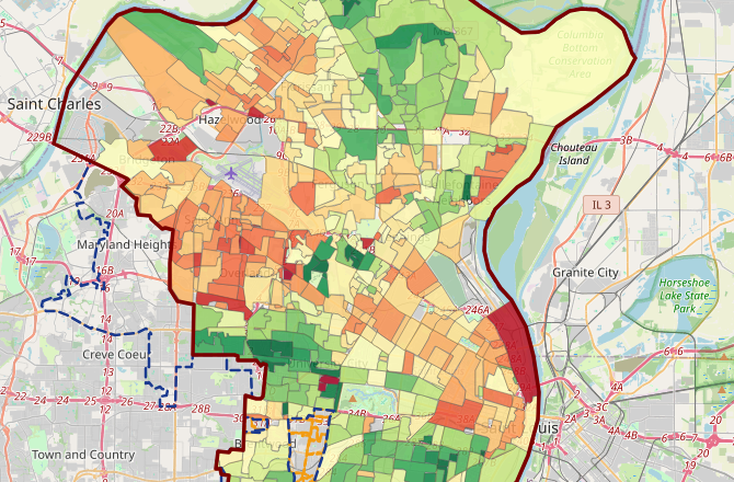 Primary turnout map